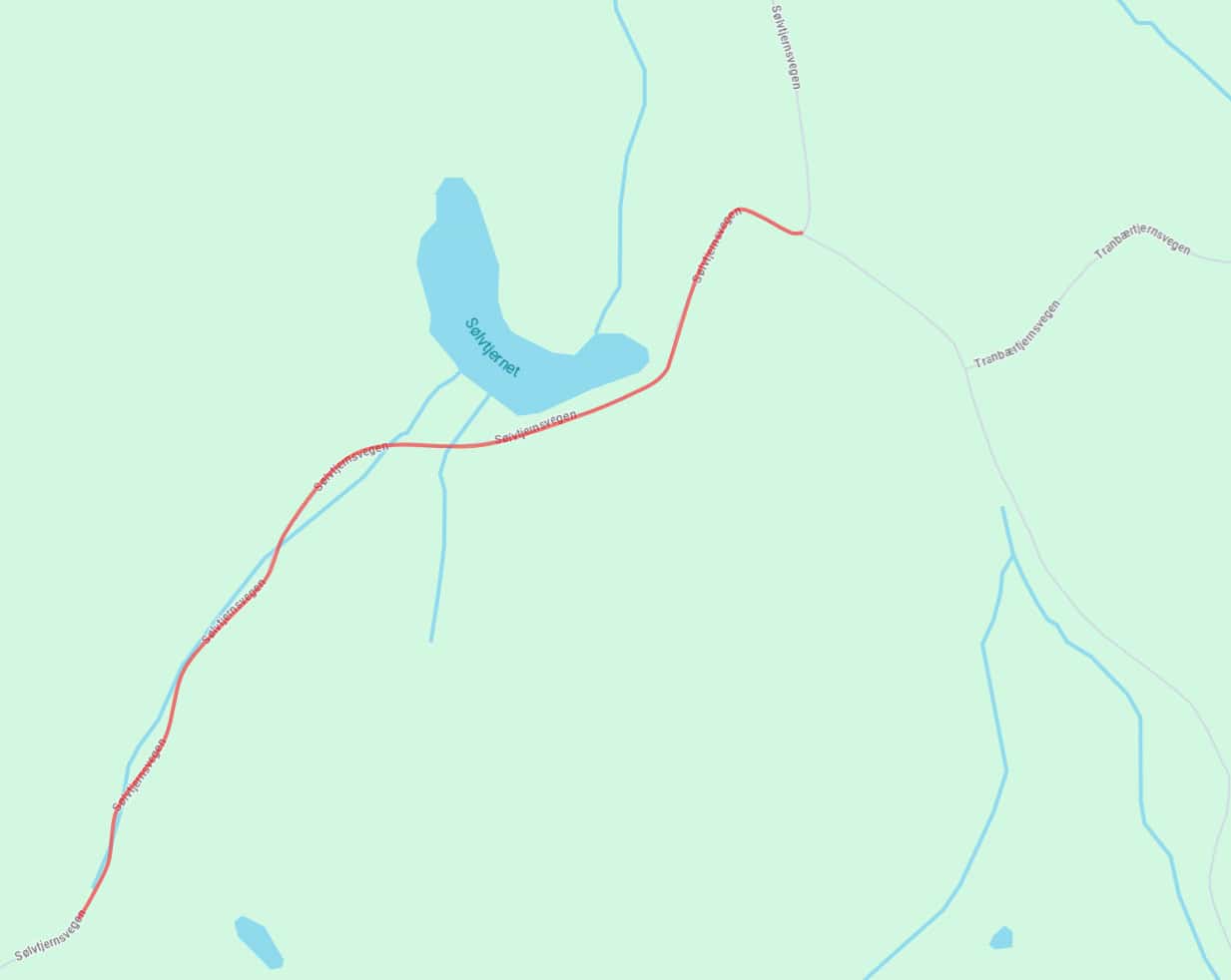Veiarbeid fra Bukkeliakrysset og 1km sørover